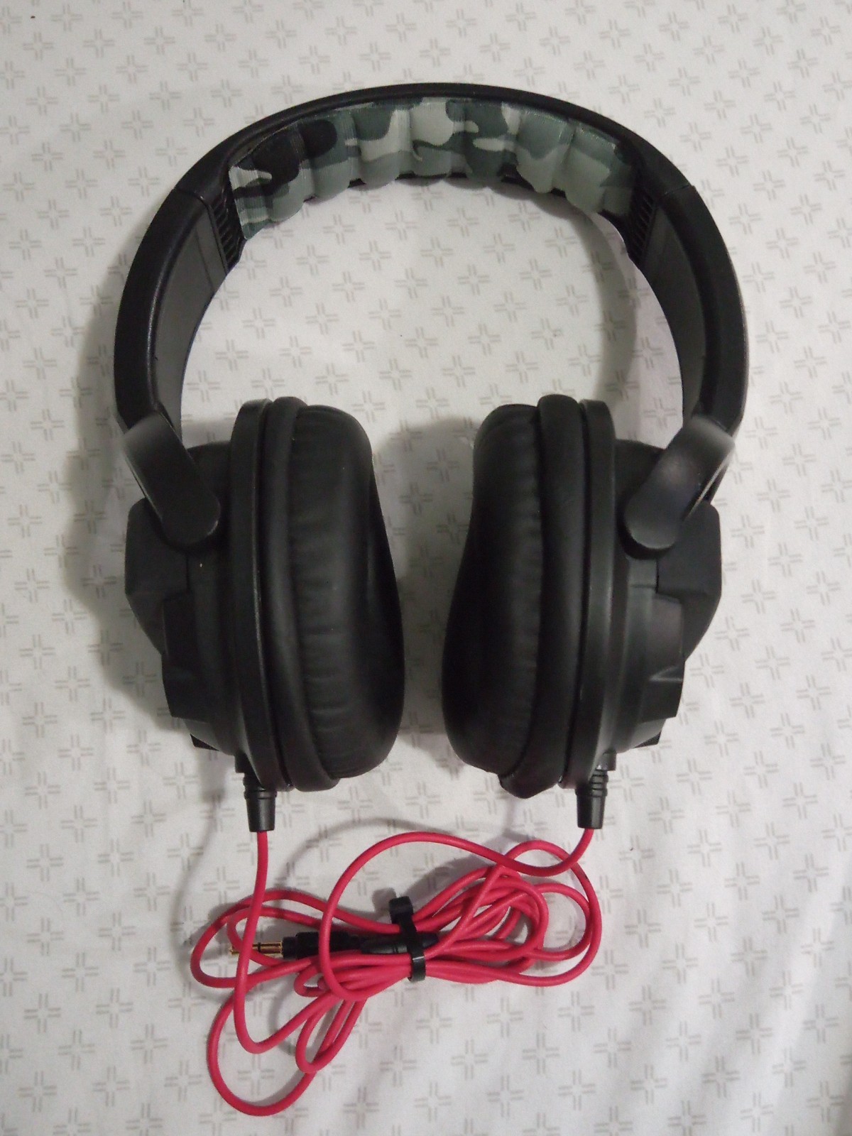 JVC HA-M5X Xtreme Xplosives Stereo Headphones Black, Camo Headrest
