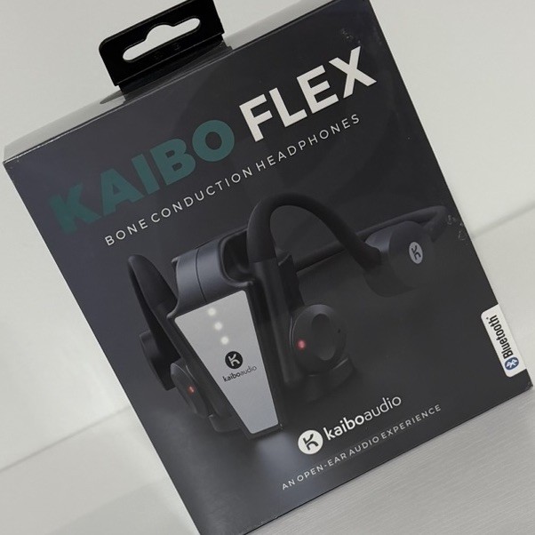 Kaibo Flex Bone Conduction Midnight Black Headphones- Sealed NIB Brand New