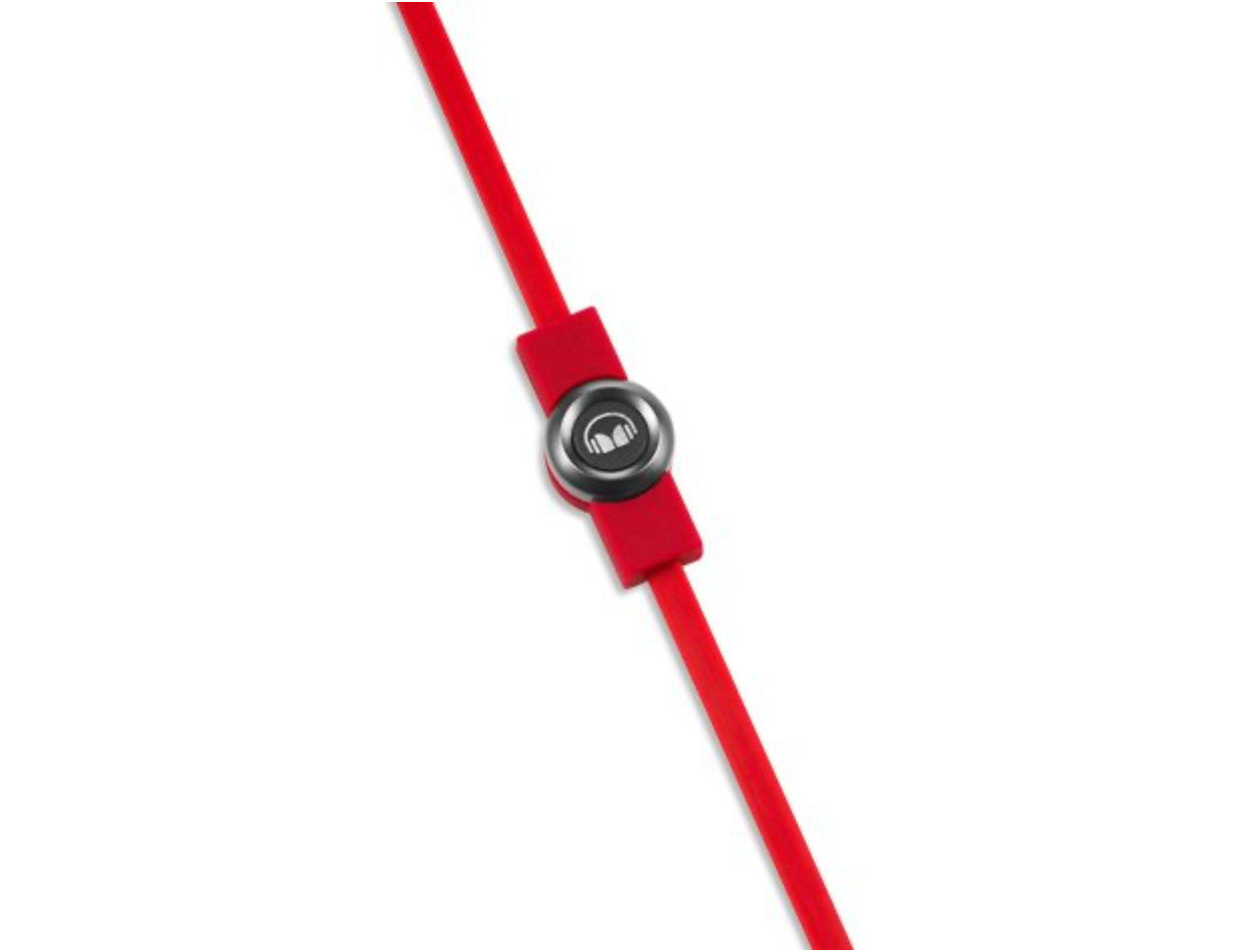 Monster N-LITE High-Performance In-Ear Headphones Wired with Mic Candy Apple Red