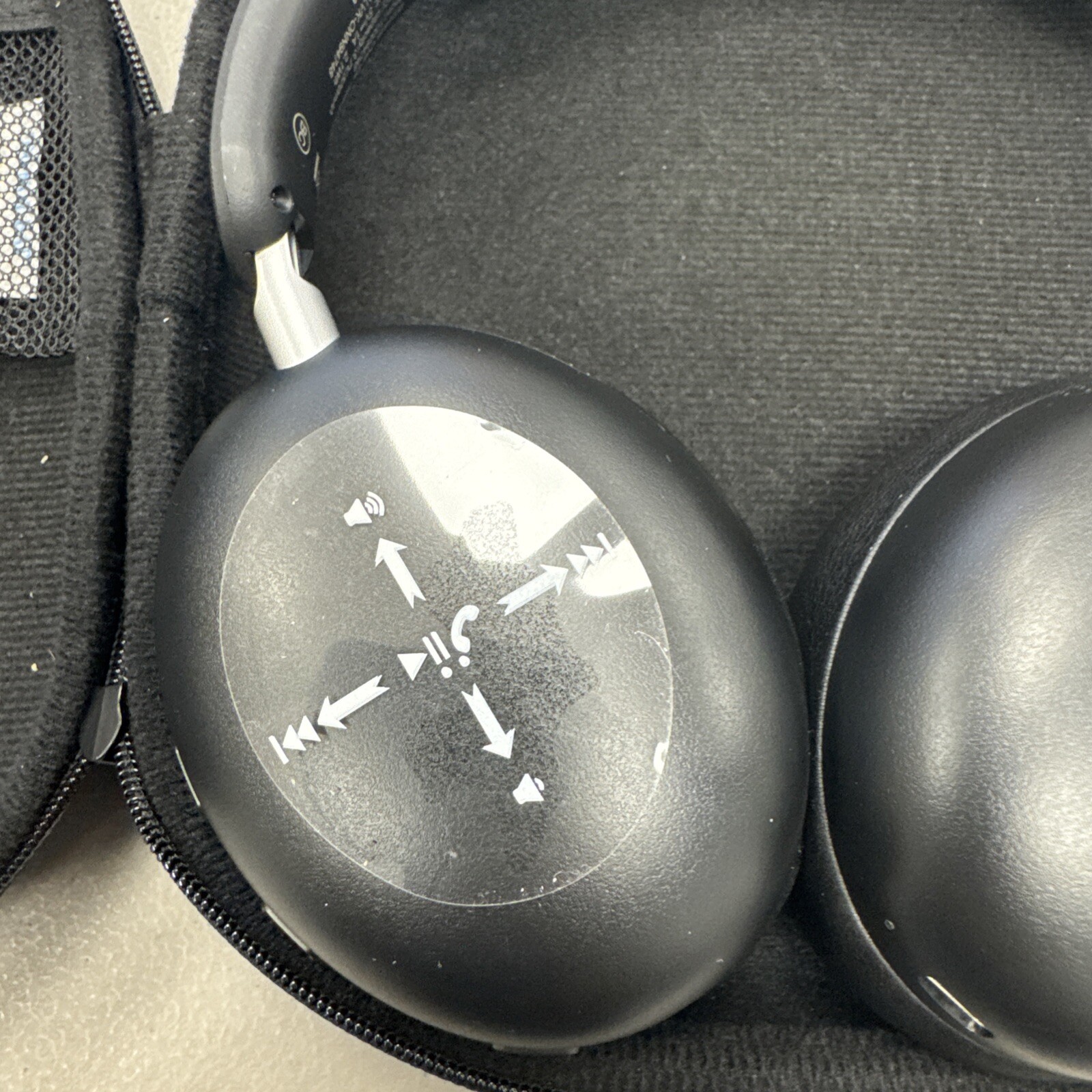 Groove Onn. Wireless Over-Ear Headphones with Active Noise Canceling, Black