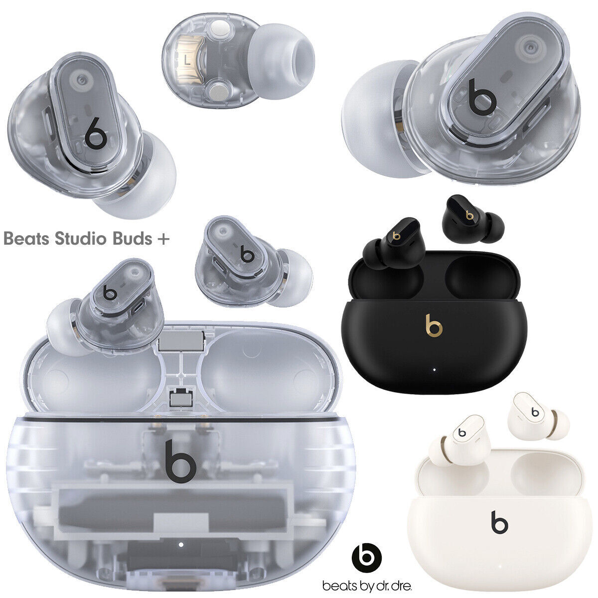 Beats Studio Buds+ Plus Replacement: RIGHT or LEFT or CHARGING CASE – Very Good