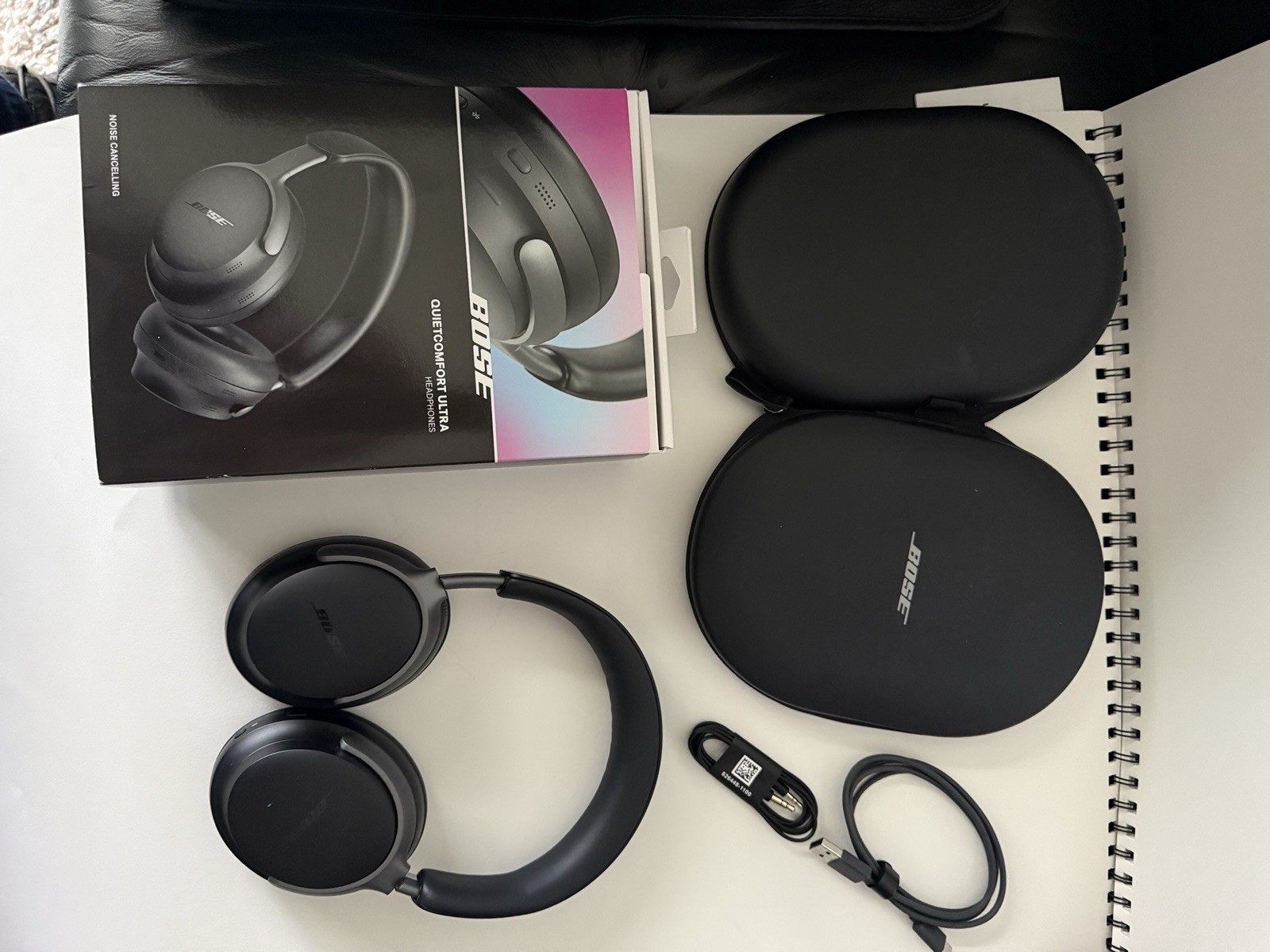 Bose QuietComfort Ultra Headphones Noise Cancelling Wireless Bluetooth Black