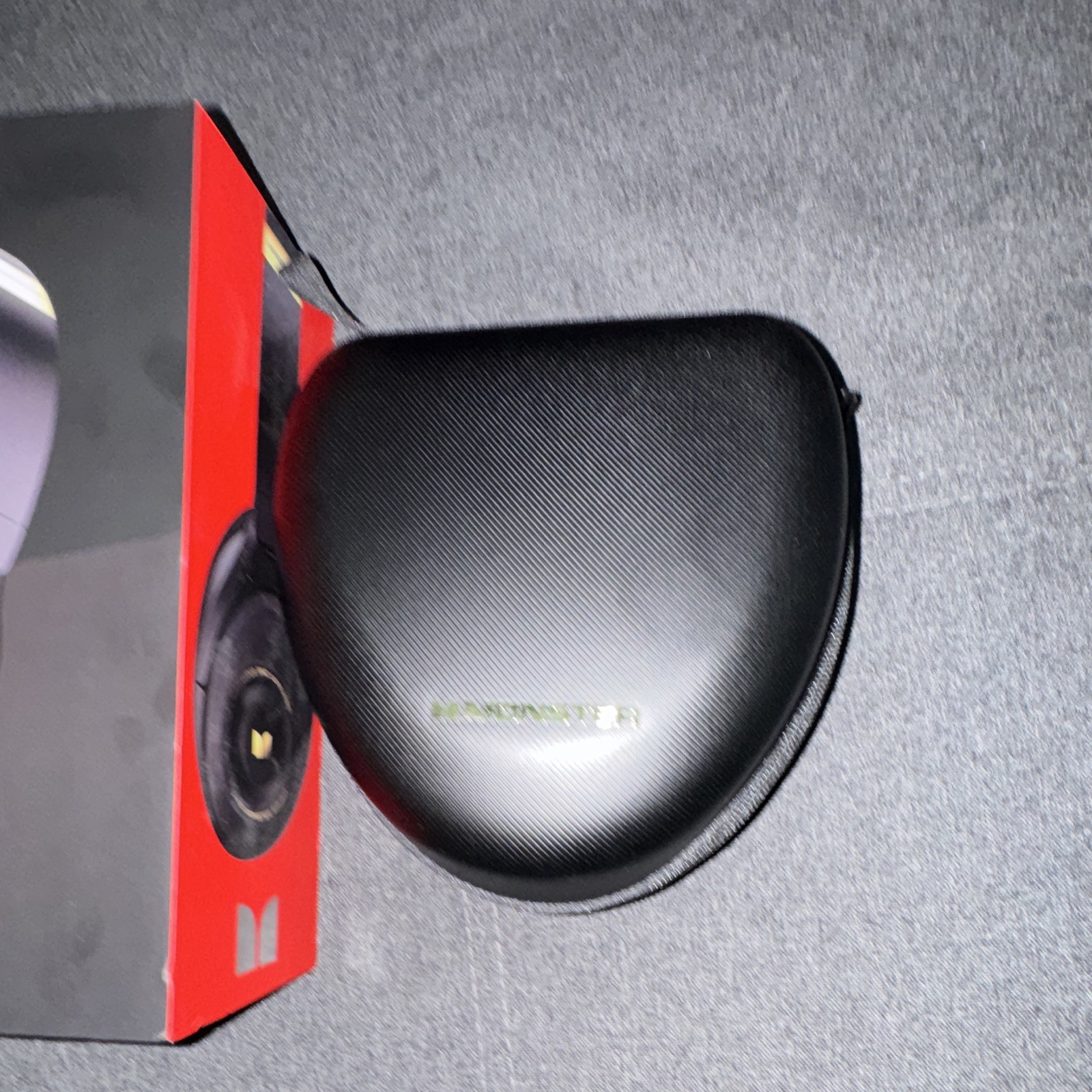 Monster Persona ANC Wireless Bluetooth Over-Ear Headphones Black/Gold Case