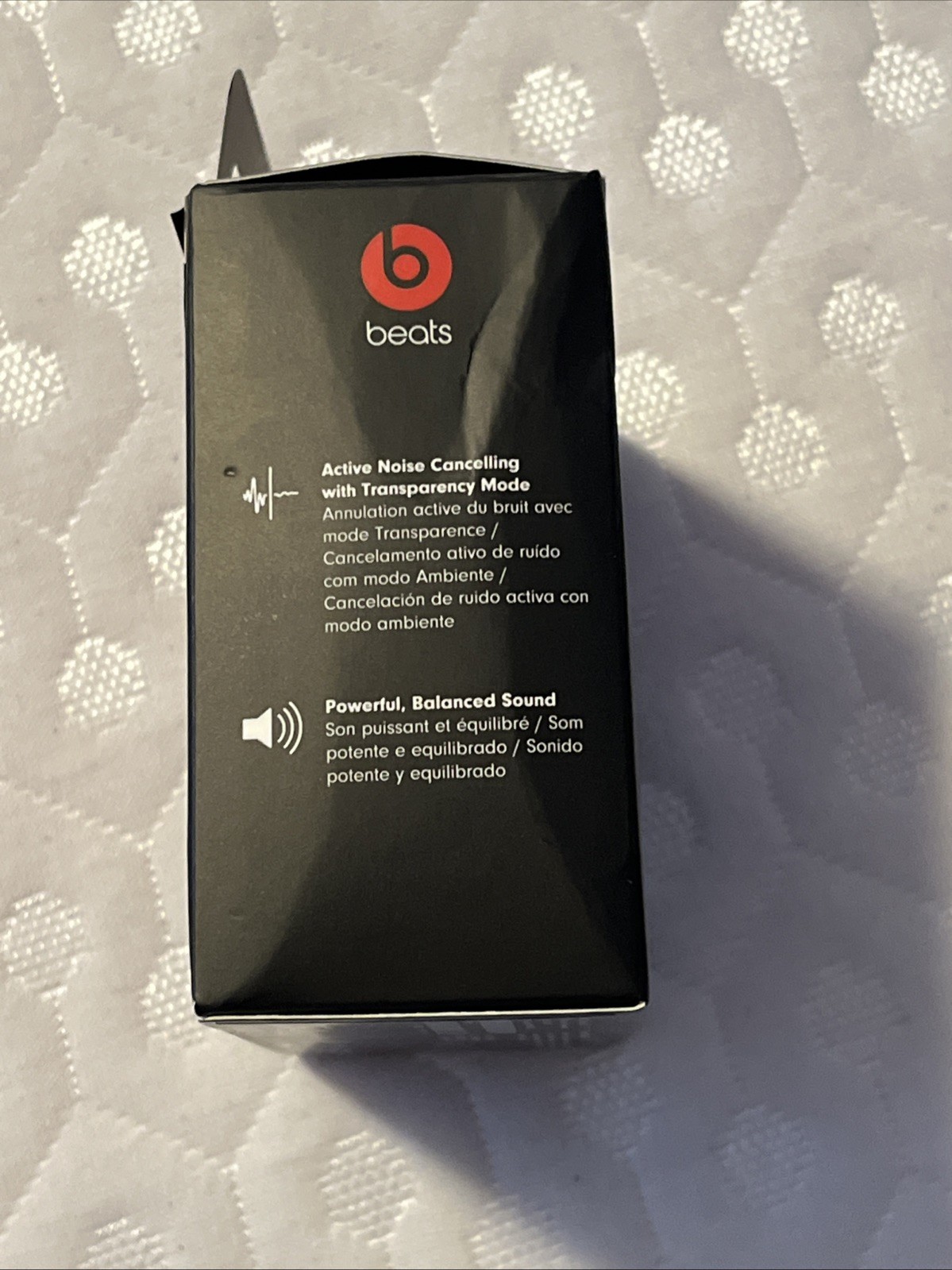 Red Dr. Dre Beats Earbuds With Active Noise Cancellation And Transparency Mode￼￼