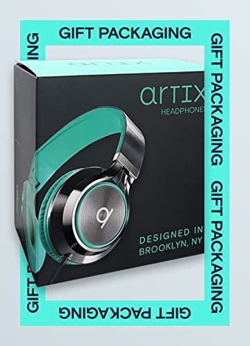 Artix CL750 Wired Headphones with Microphone and Volume Control, On Ear Stereo N