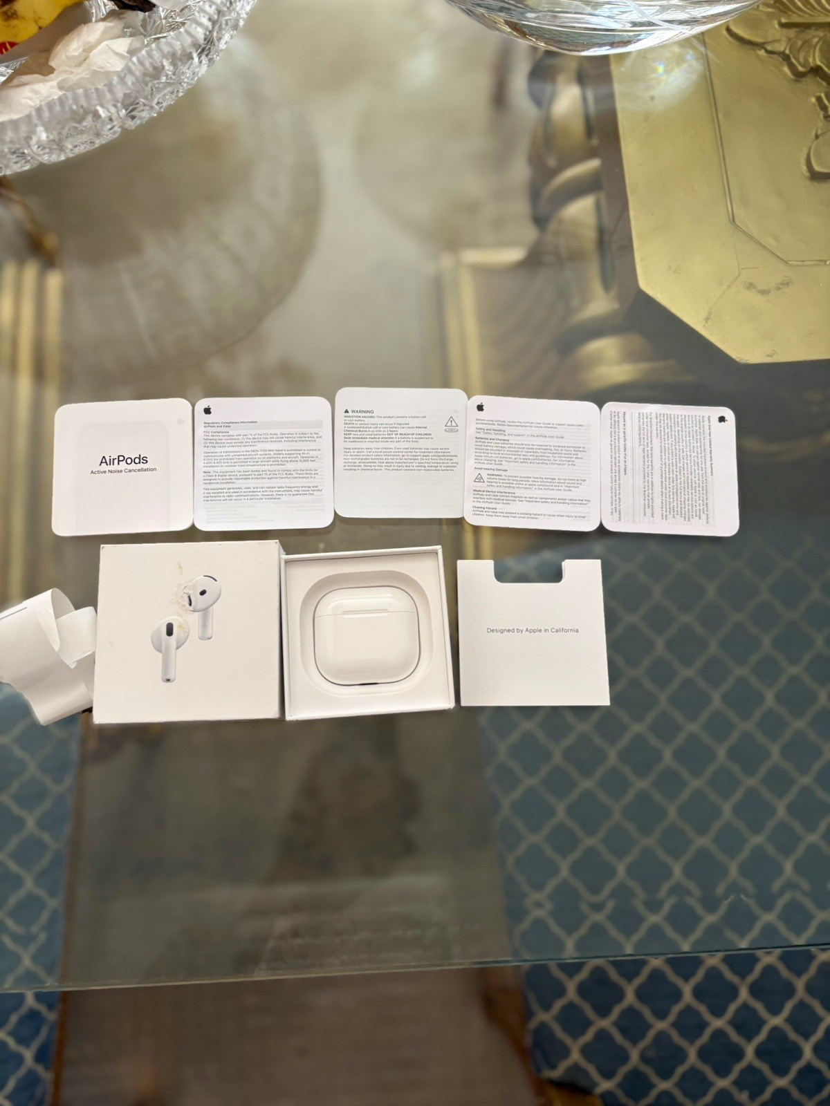 Apple Airpods 4 with ANC/Transparency In box slightly used