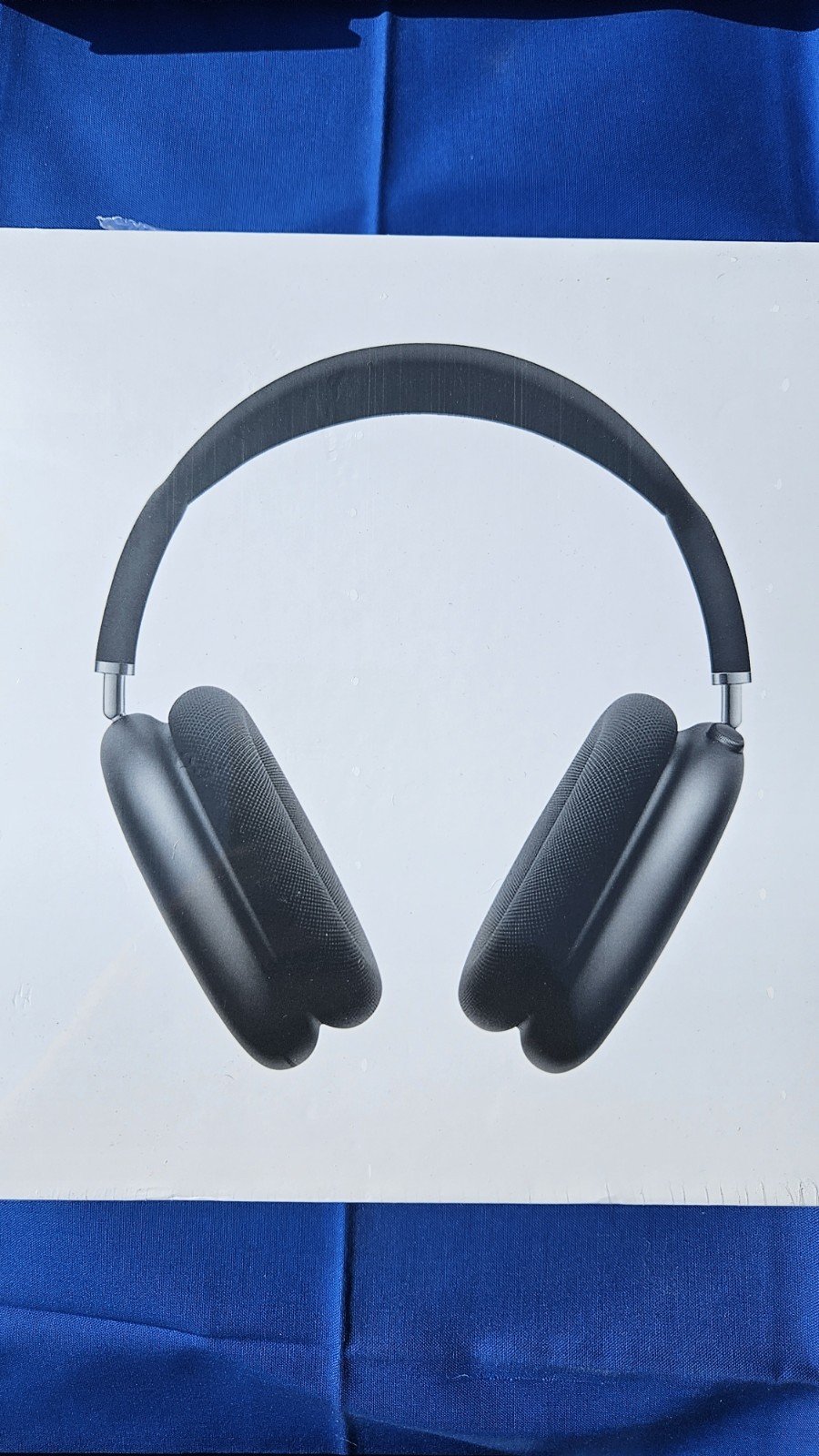 Unbranded Wireless Headphones (Apple Airmax Clones) w/Carrying Case Black NIB