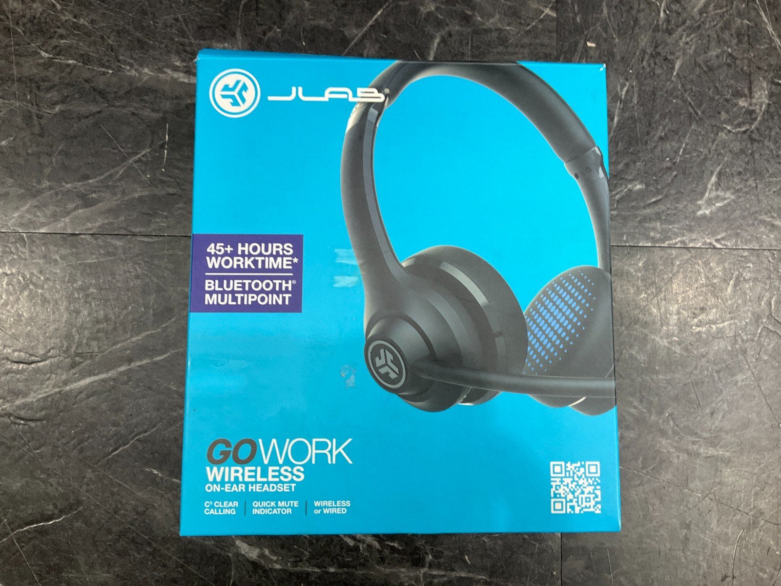 JLab Go Work Wireless Headset black HBGOWORKRBLK4 💚❤️💚❤️ NEW!