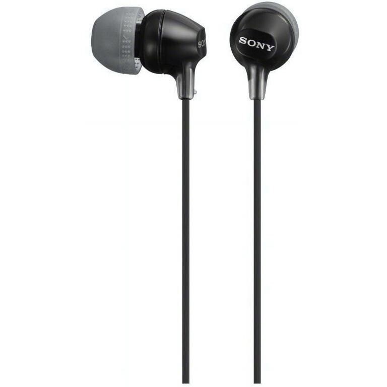 Sony MDREX14AP Headset Ear Bud Headphones MDR-EX14AP wired Black