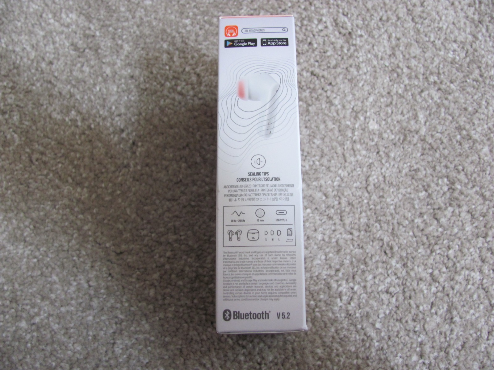 Brand New JBL Tune Flex Pure Bass Wireless Zero Noise Cancelling Earbuds – White