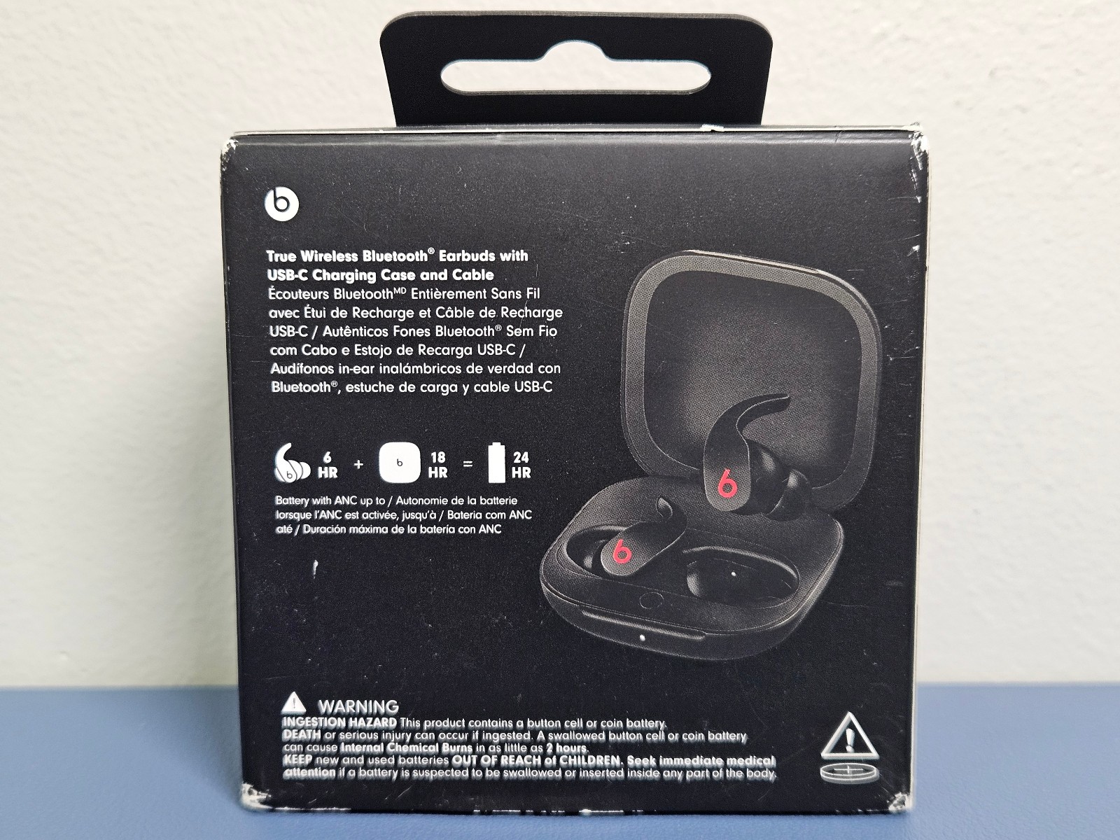 READ AD Beats By Dr. Dre Beats Fit Pro Red & Black Water Resistant