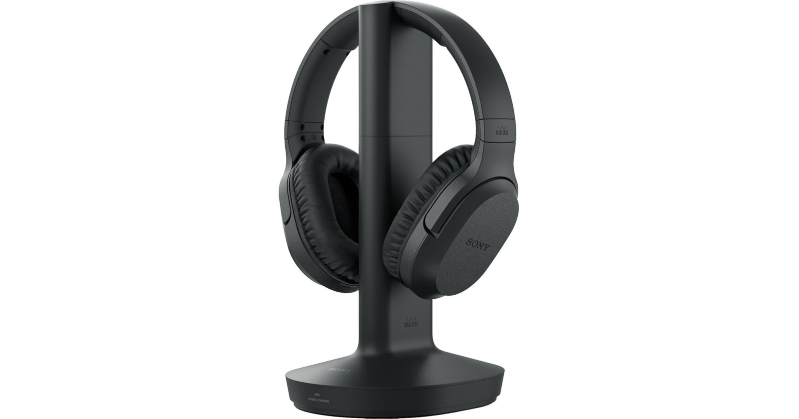 Sony Wireless Over Ear RF Home Theater Headphones TV Black RF400 WHRF400