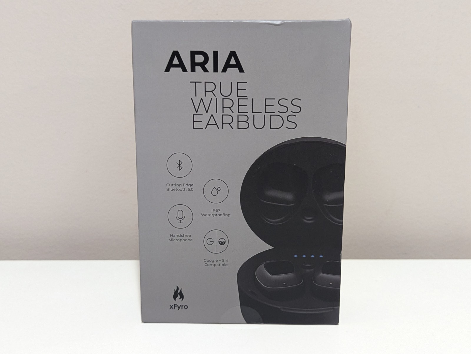 xFyro Aria True Wireless Earbuds BT 5.0 IP67 – Google/Siri – BRAND NEW Sealed