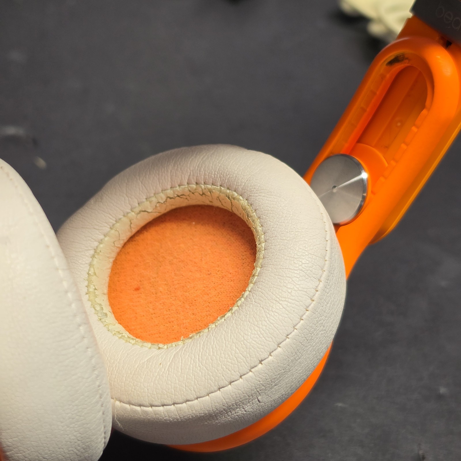 Beats Mixr Wired On-Ear DJ Headphones Neon Orange David Guetta Edition