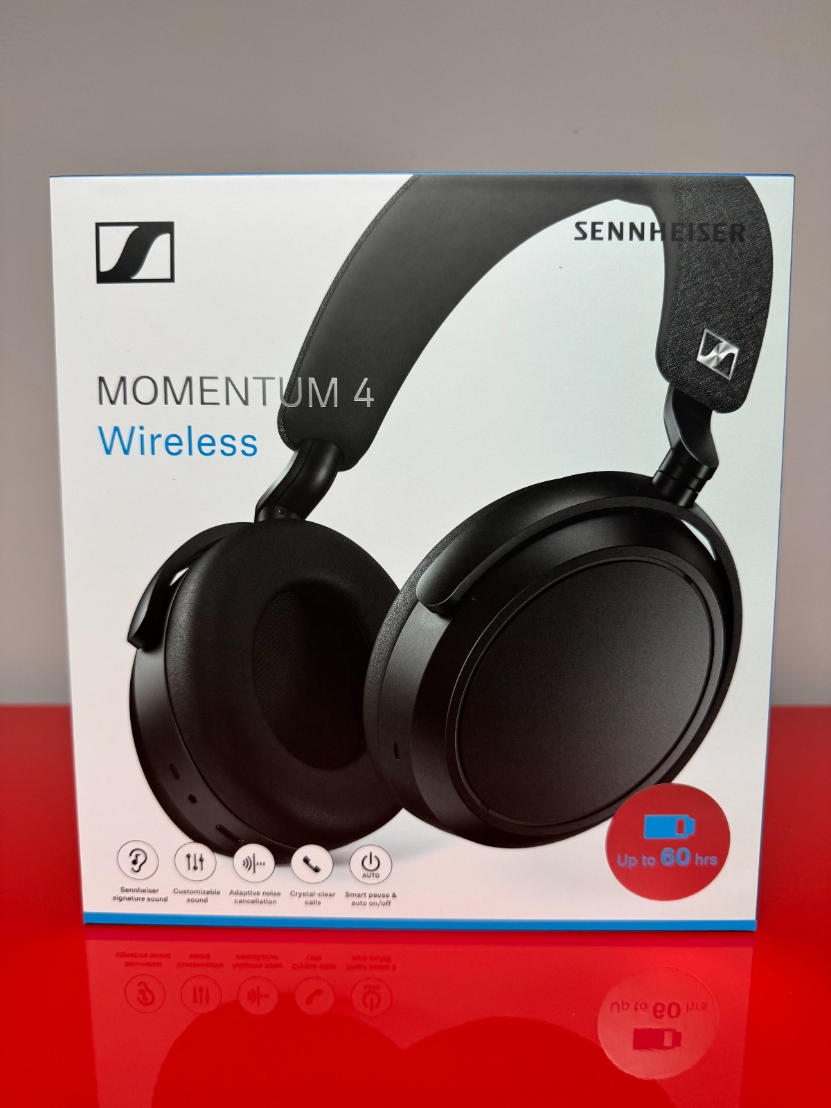 Sennheiser MOMENTUM 4 Wireless Bluetooth ANC Over-Ear Headphones – Black New!