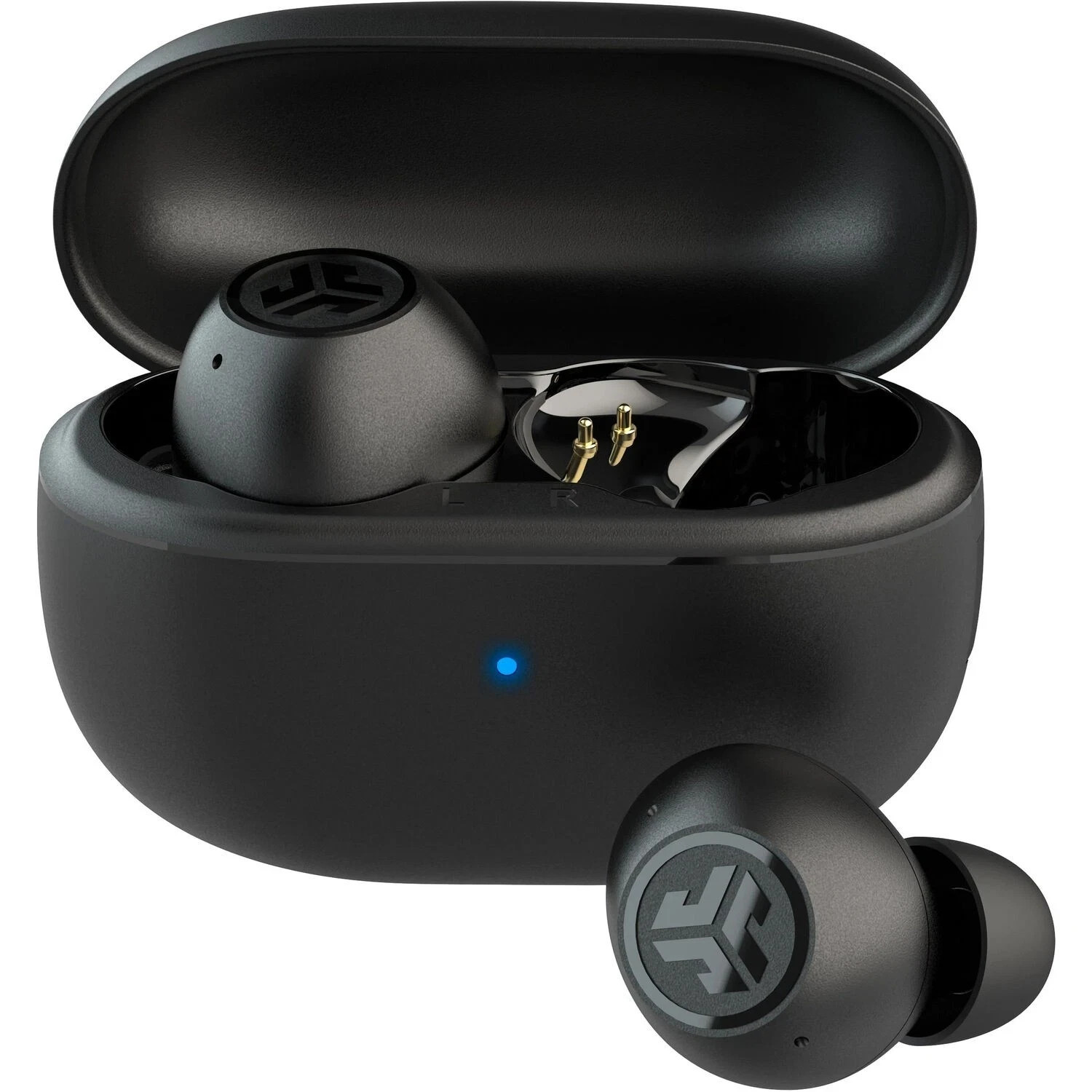 JLab Go Pop ANC True Wireless Earbuds , 24+ Hr Playtime, Bluetooth – Black – New
