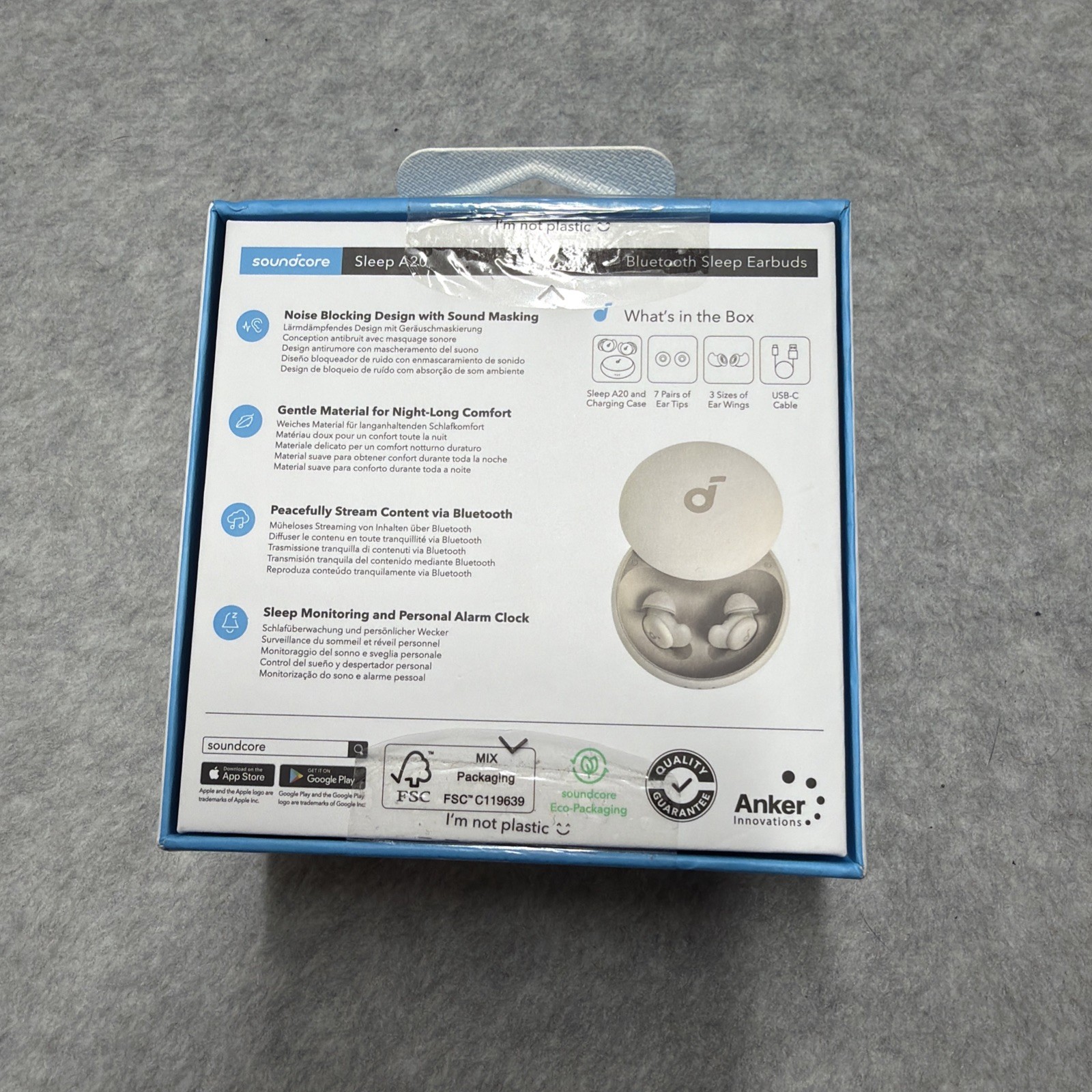 Soundcore Sleep A20 by Anker Sleep Earbuds New Sealed