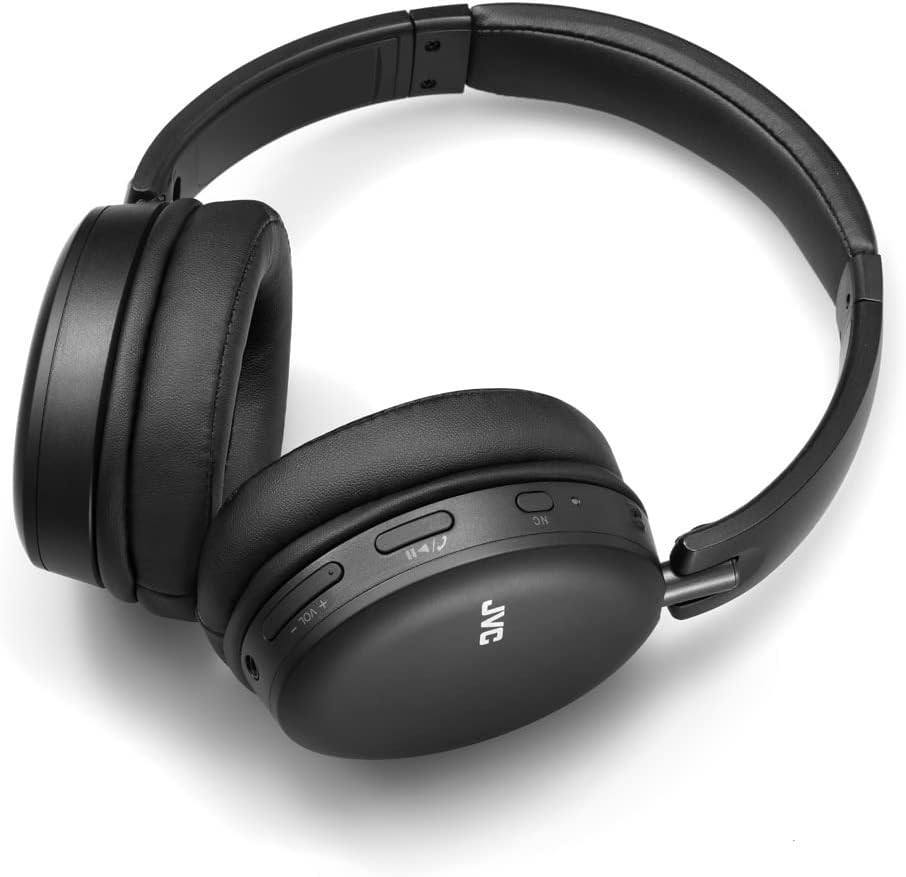 JVC HA-S91N Wireless Noise Cancelling Over-Ear Headphones Black Bluetooth NEW