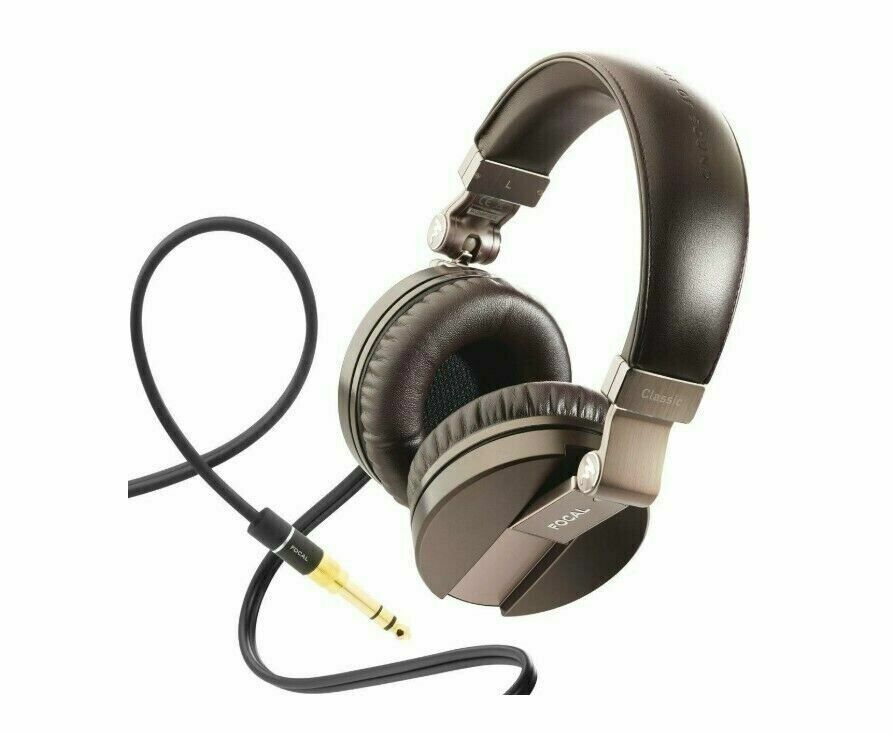 Focal Spirit Classic Over-Ear Closed Circumaural Headphones Black NEW L@@K