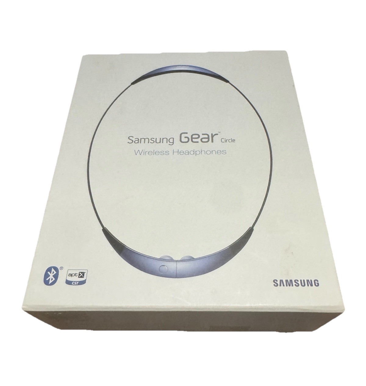 Samsung Gear Circle Wireless Necklace Headphones Blue Bluetooth New Open Box