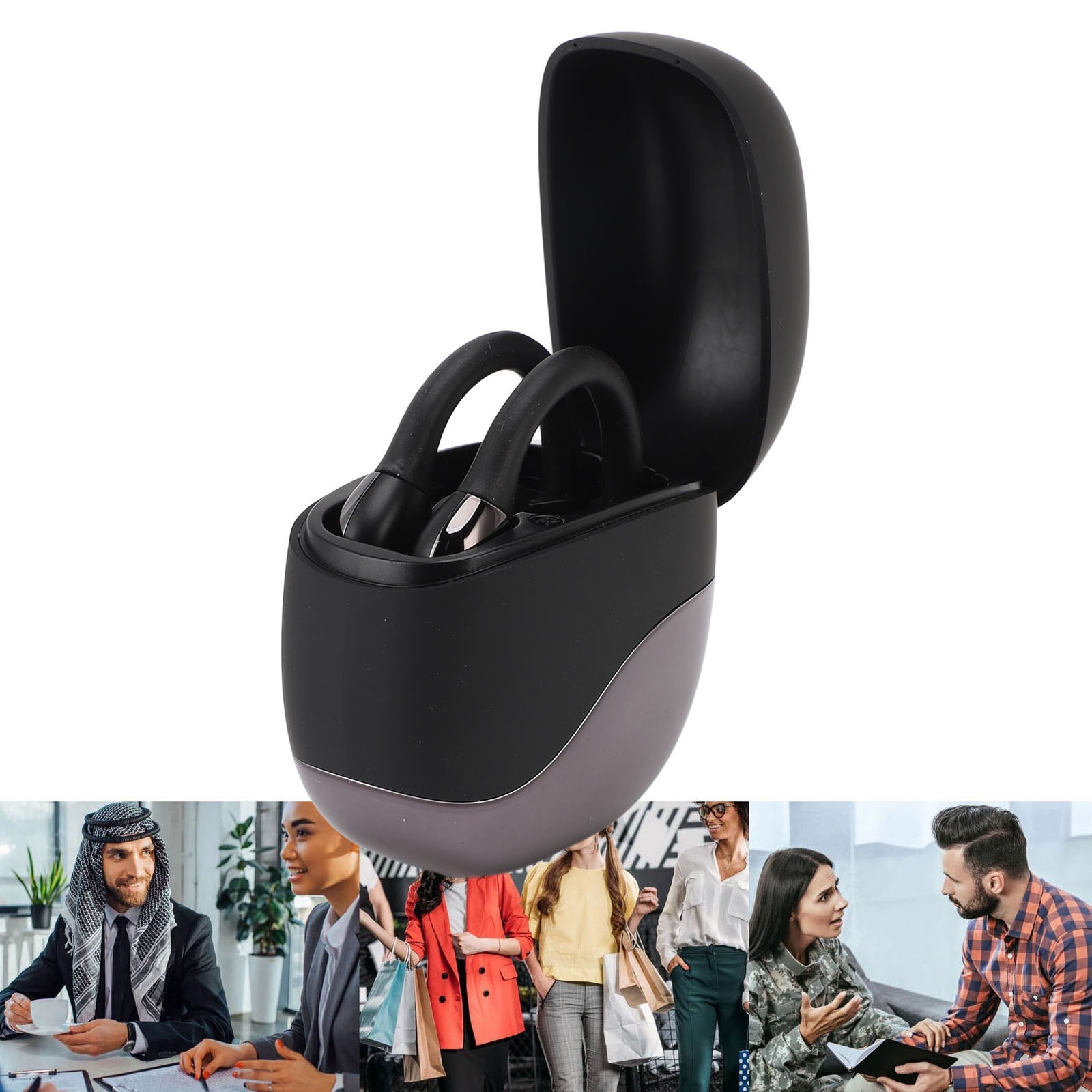 AI Language Translation Earbuds Bluetooth Supports 144 Languages Real Time 2 Way