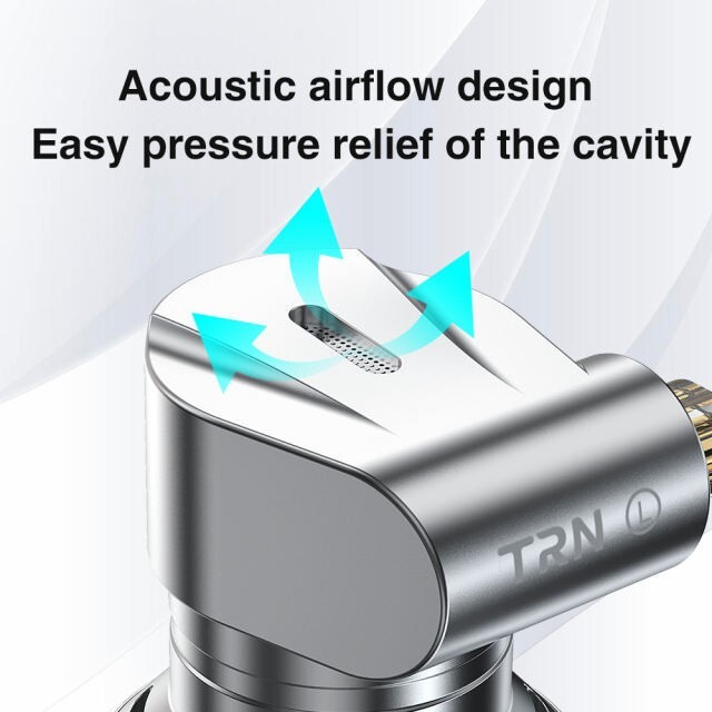 TRN EMX 14.2mm Driver Flat Head Bass Metal In-Ear Earphone Replaceable Cable