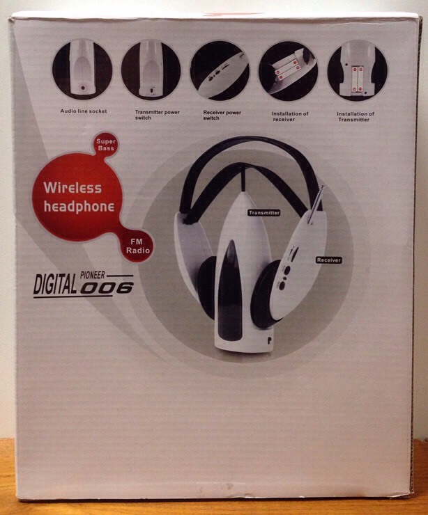 Global GeoSonic Digital Pioneer 006 Wireless Headphones Transmitter Reciever-107