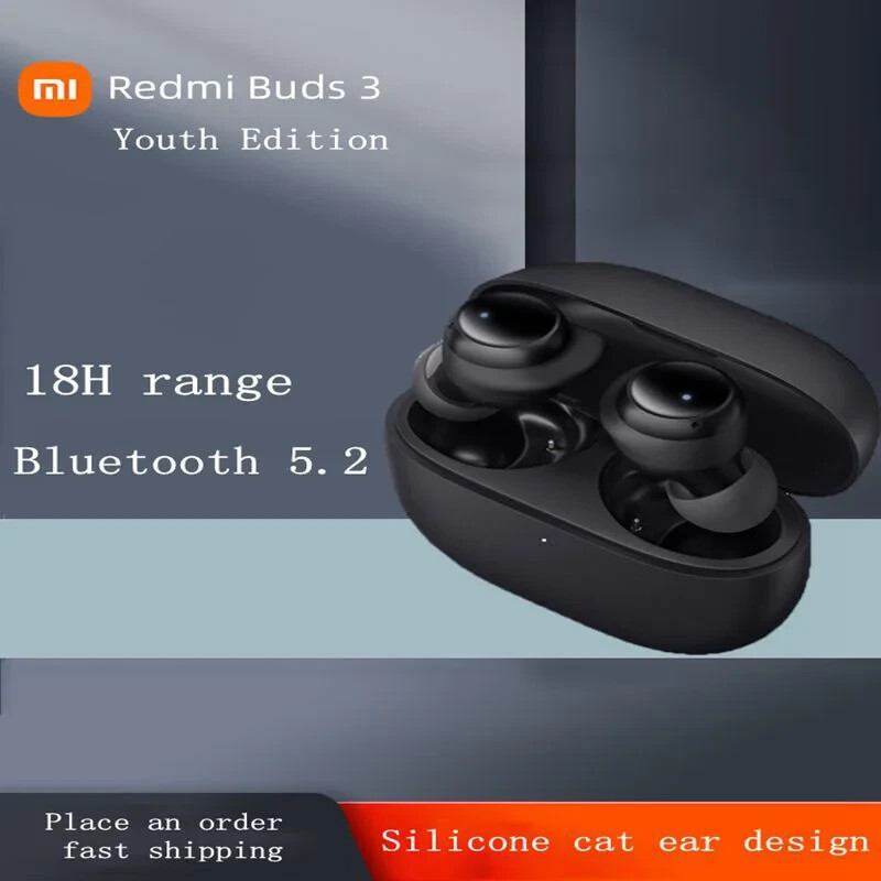 Headphones Xiaomi Redmi Buds 3 Lite Wireless Bluetooth 5.2 18 Hours Listen Ip6*