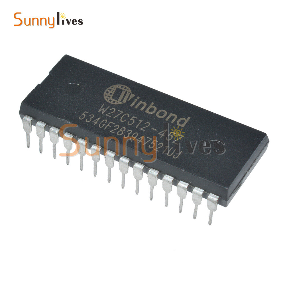 100Pieces W27C512-45Z W27C512 IC DIP EEPROM 512KBIT 45NS Winbond EEPROMs