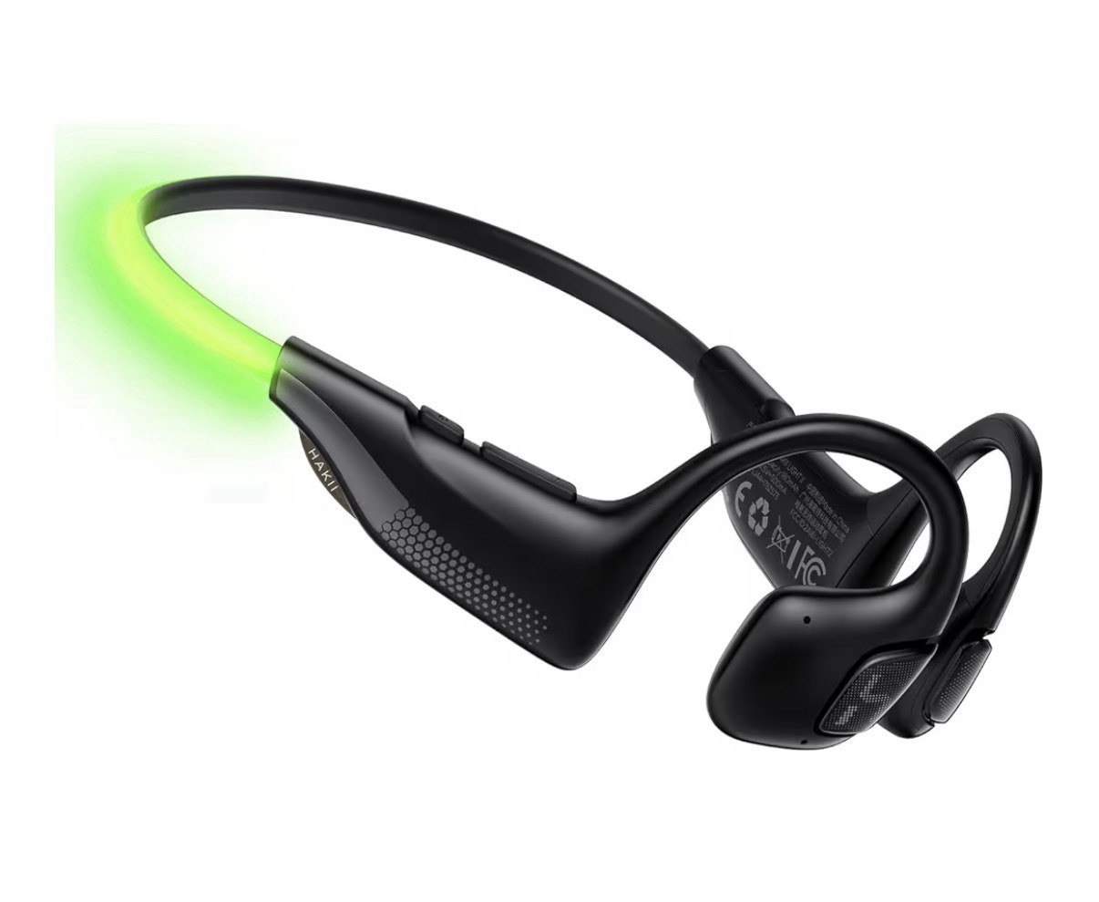 HAKII Light II Open-Ear Bluetooth Neckband Earbuds 16mm Drivers Water Resistant