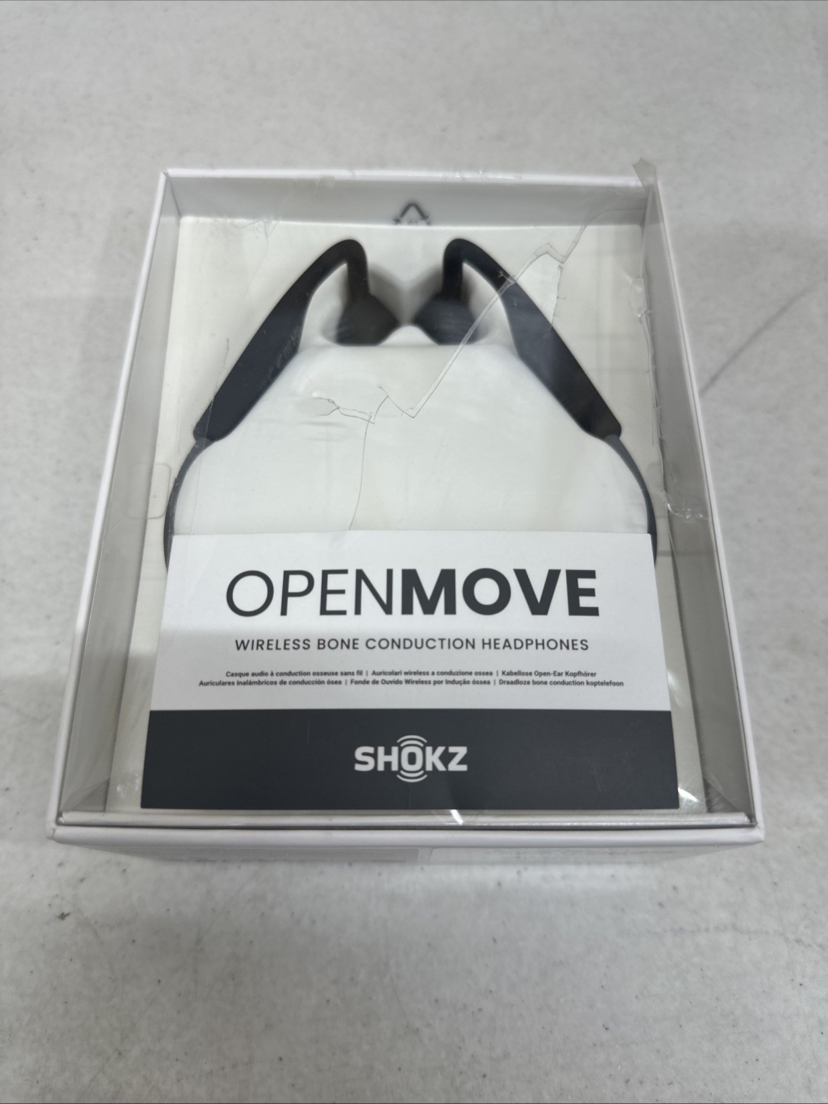 Shokz – OpenMove Bone Conduction Open Ear Lifestyle/Sport Headphones – Gray S661