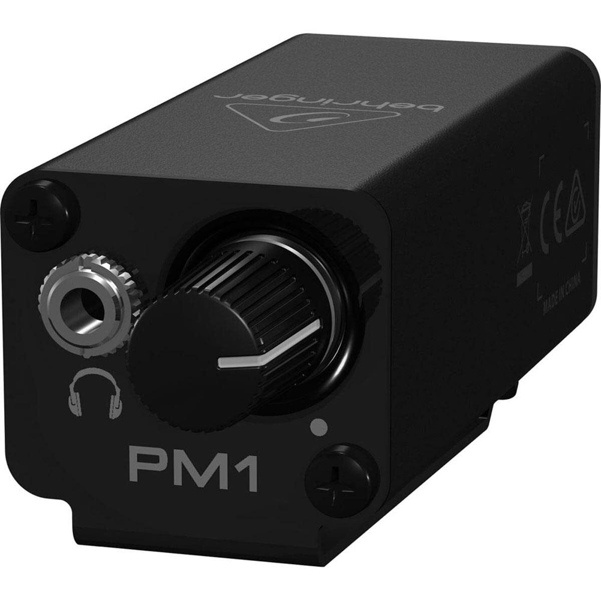 Black Headphones with XLR Input and Locking Mechanism for In Ear Monitoring
