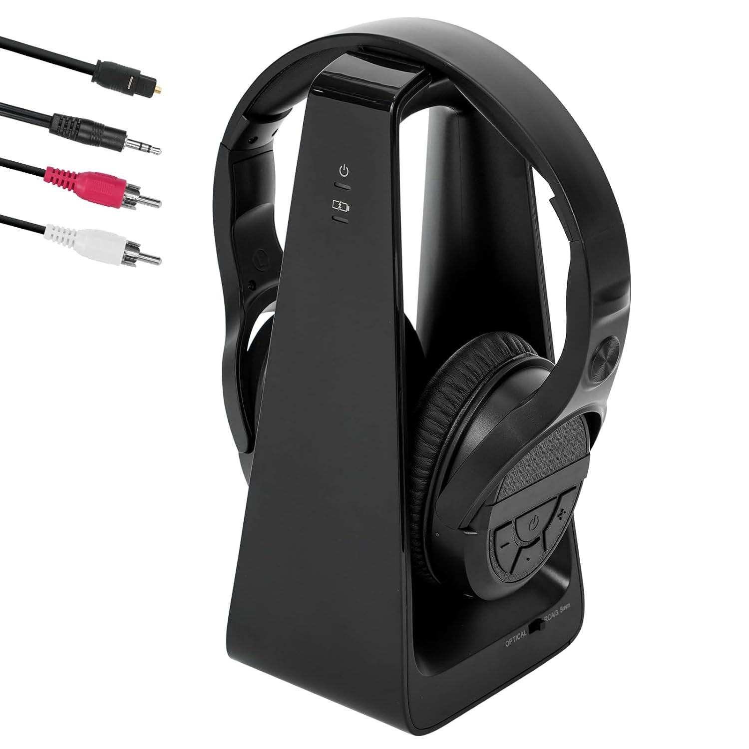 Evodiger Wireless TV Headphones with Charging Dock, Wireless TV Headphones, 20H
