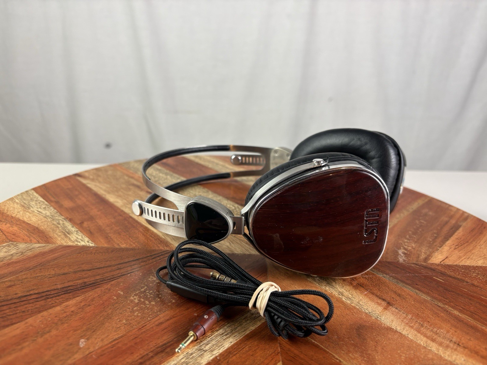 LSTN Troubadour Over-Ear Wood Headphones Wired 3.5mm