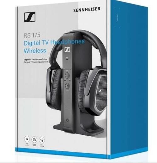 Sennheiser RS 175 RF Wireless Headphones for TV with Bass Boost and Surround
