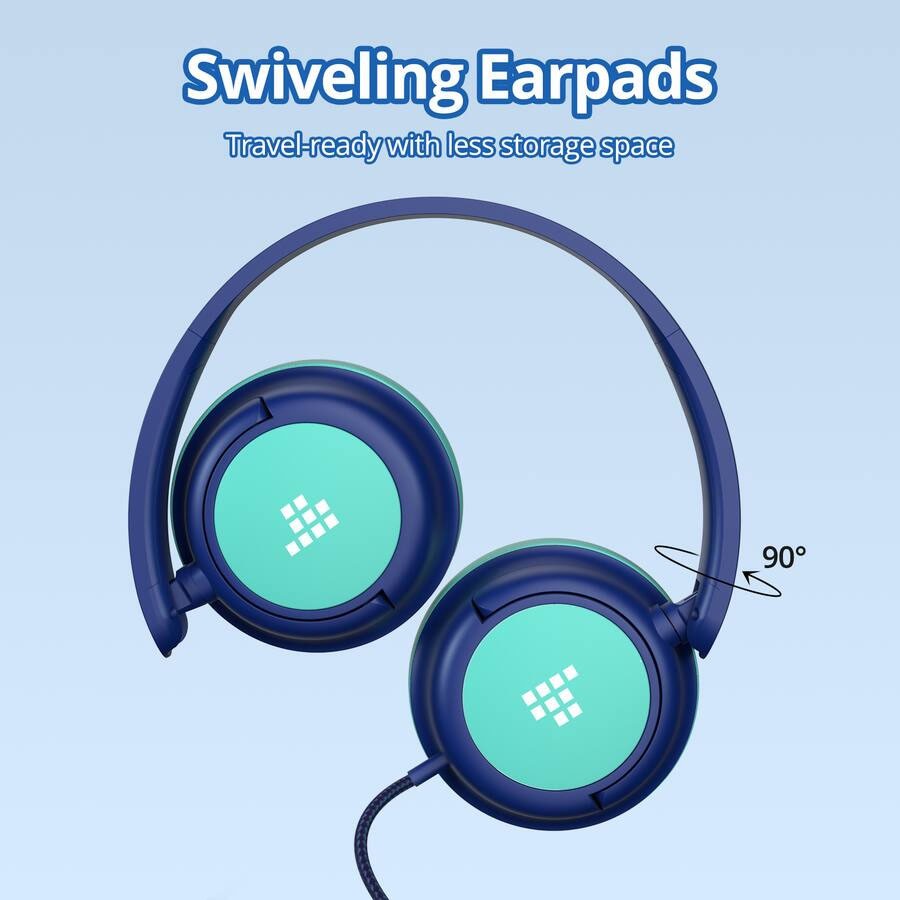 Tronsmart KH01C Kids Headphones Wired Foldable Over-Ear Headphones Boy Girl Gift