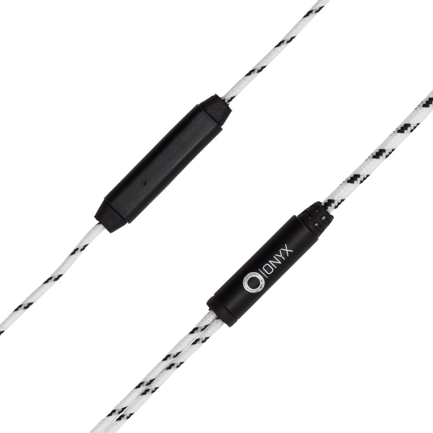 Onyx Genuine Wood in-Ear Noise-isolating Headphones| Earbuds (Zebra)