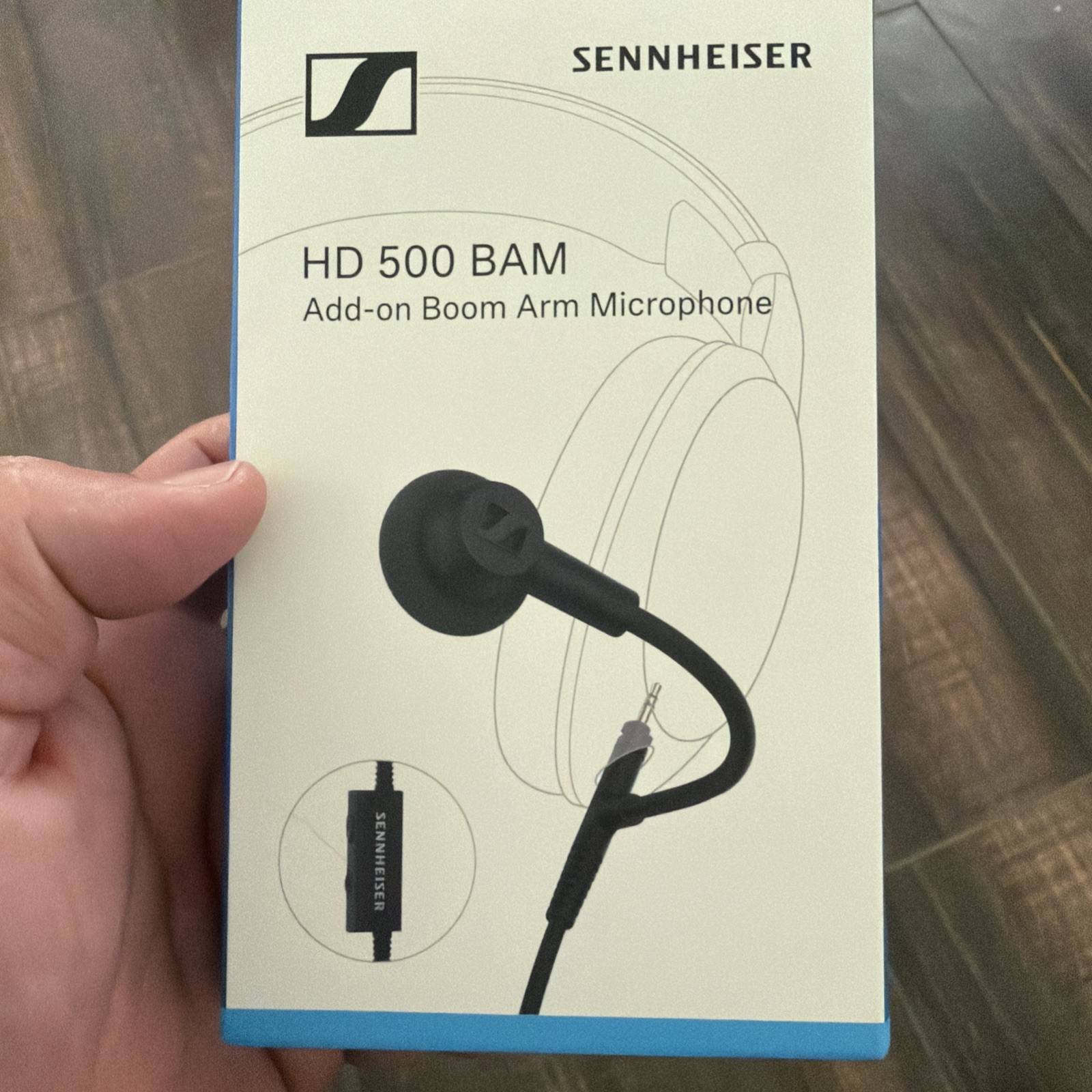 Sennheiser HD 500 BAM Boom Microphone 3.5mm Mute Volume Gaming