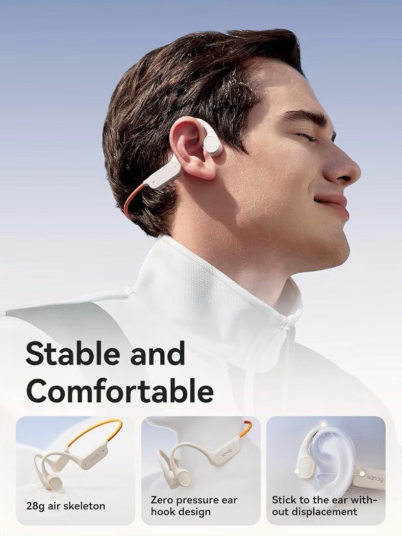 Sanag B33S Bone Conduction IPX8 Waterproof Swimming Headphones 32GB
