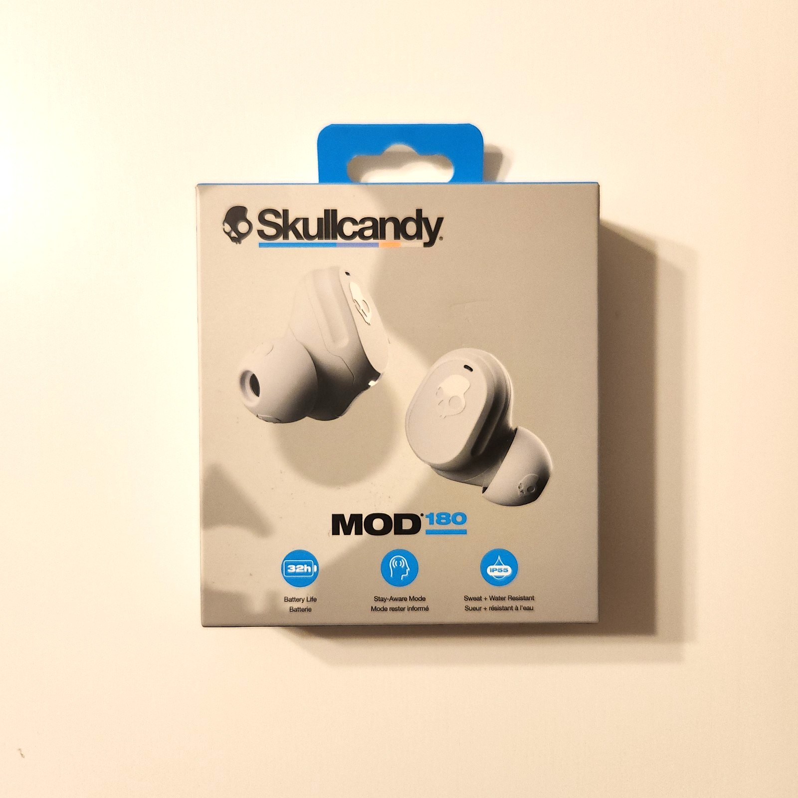Skullcandy MOD 180 Sweat+Water Resistant, Stay-Aware Mode, Auto On/Connect F/Shi