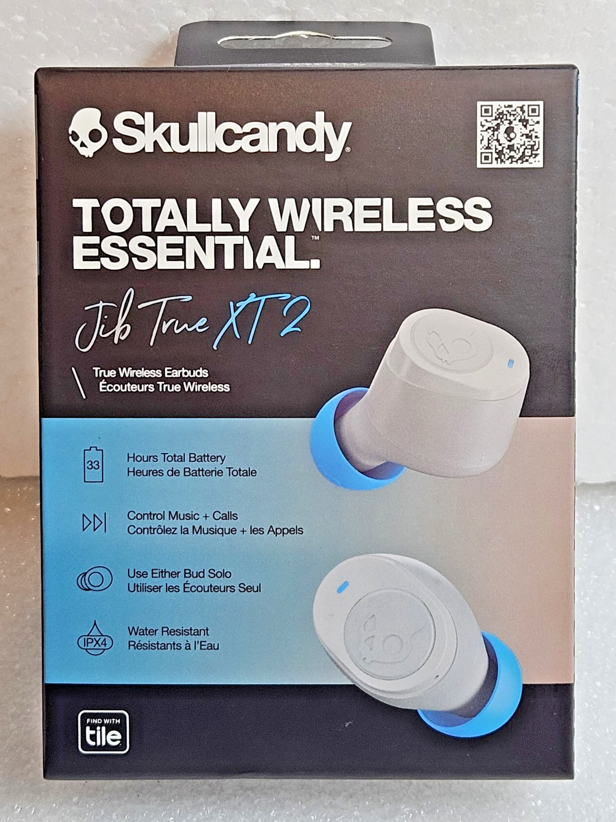 Skullcandy Jib True 2 Totally Wireless Essential True Wireless Earbuds Gray Blue