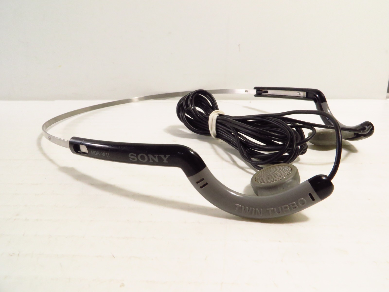 Sony Vintage Twin Turbo Stereo Headphones MDR-W11, Tested Working, RARE!!!