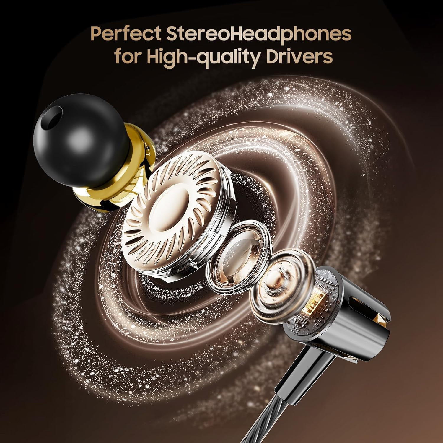 3 Pack Wired Earbuds USB C,Headphones Microphone for Iphone 17/16/15 | Type C Ea