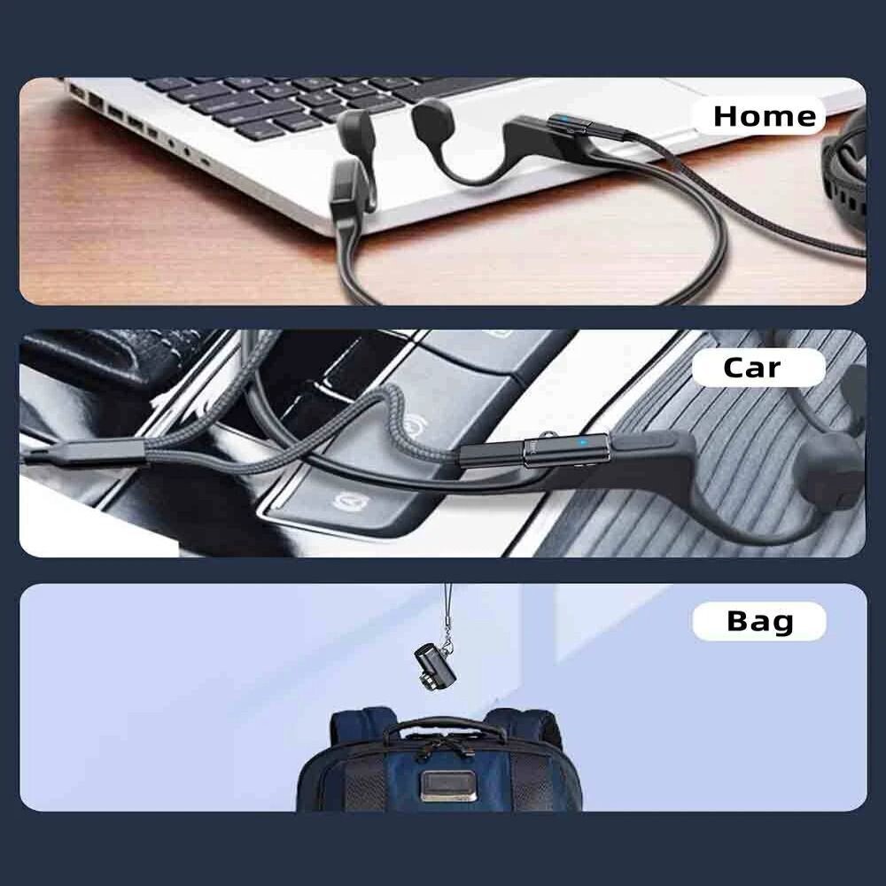 Suitable for Shokz AS800/S803/S810 headphones Type-c Charging Data Cable Adaptor