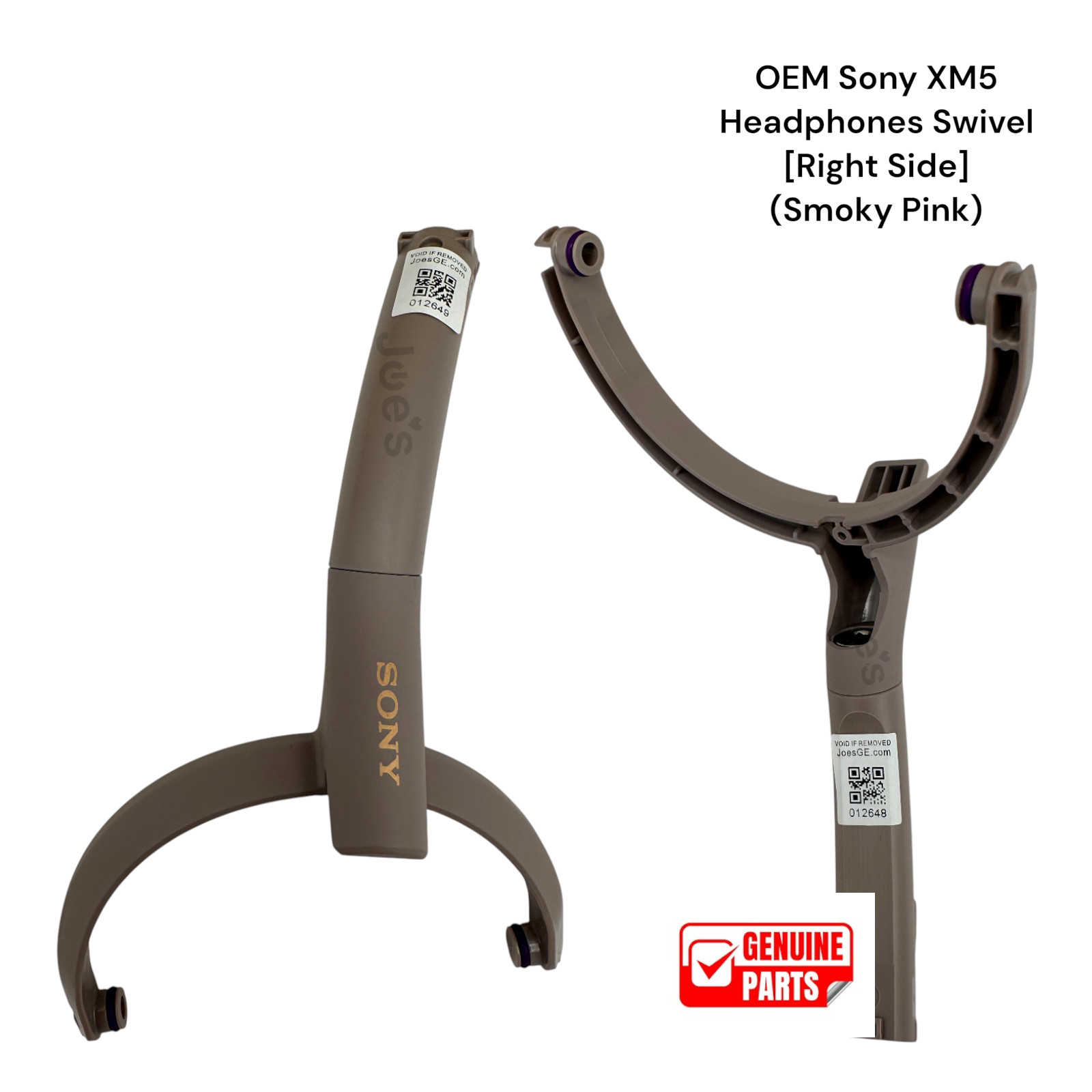 Sony WH-1000XM5 Headband Hinge Swivel Repair Kit [Right] Smoky Pink OEM