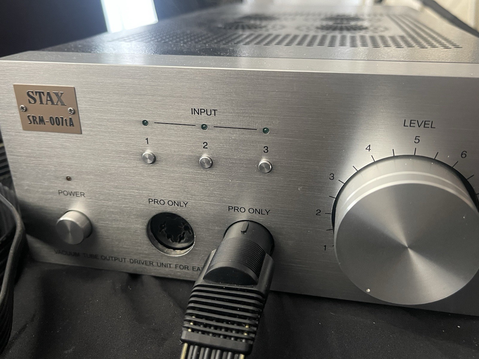 Stax SR009s and Stax SRM007ta (mjolnir audio upgraded) electrostatic headphones
