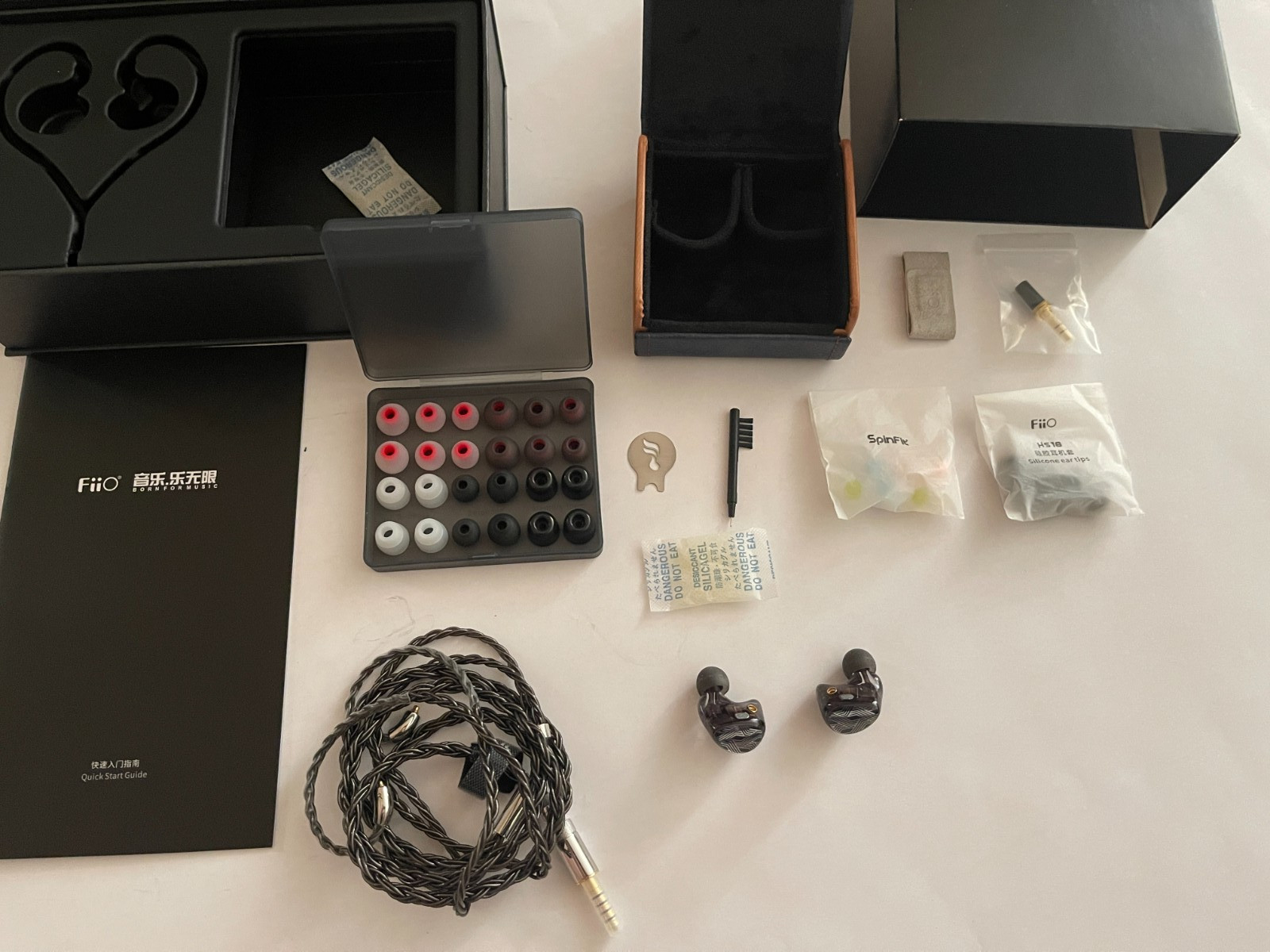 FiiO FA19 Flagship 10-BA Balanced Armature IEM Earphones, Excellent condition