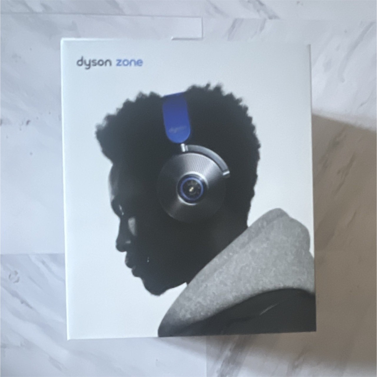 Dyson Zone Over-Ear Headphones Blue Silver with Air Purification
