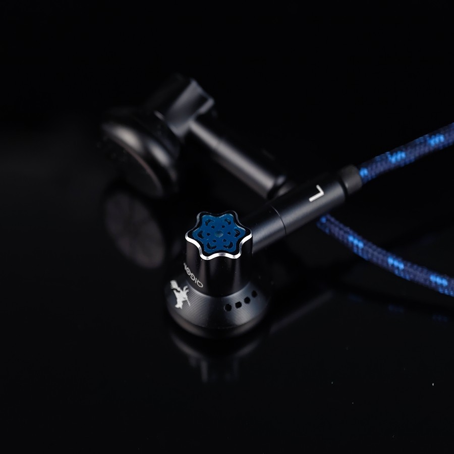 QIGOM S55 Magician IEMs HIFI Wired Flat-head Earphones 15.4mm Dynamic Driver