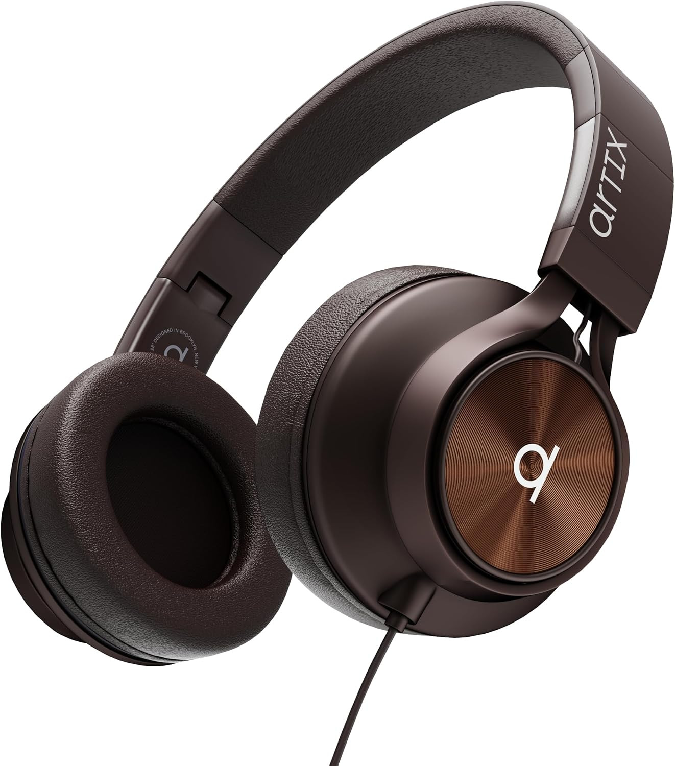 CL750 over Ear Headphones Wired with Mic & Volume Control, Audio with 100% Noise